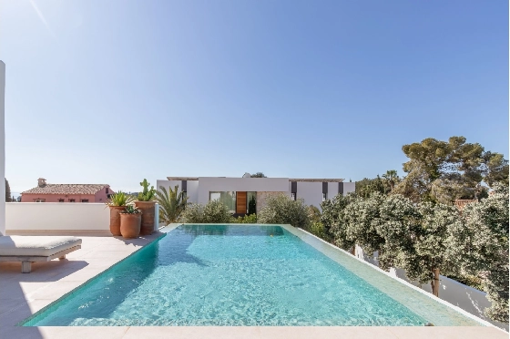 Villa in Moraira zu verkaufen, Espace de vie 347 m², Baujahr 2025, Klimaanlage, Terrain 852 m², 4 Chambres &agrave; coucher, 5 Badezimmer, Pool, ref.: AM-12704DA-47