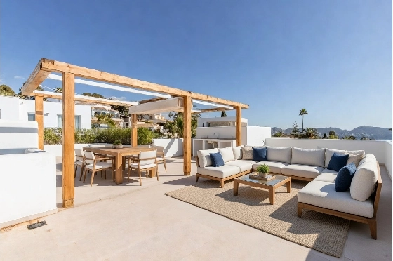 Villa in Moraira zu verkaufen, Espace de vie 347 m², Baujahr 2025, Klimaanlage, Terrain 852 m², 4 Chambres &agrave; coucher, 5 Badezimmer, Pool, ref.: AM-12704DA-6