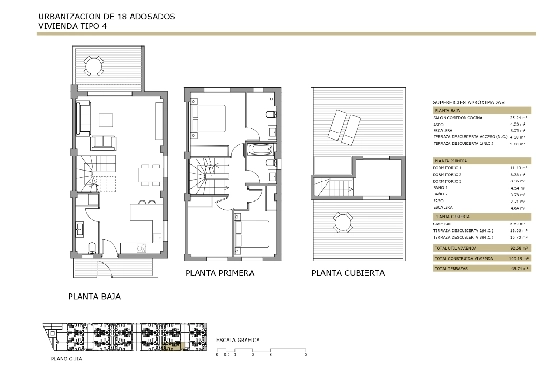 Eck-Reihenhaus in Els Poblets zu verkaufen, Espace de vie 93 m², Terrain 49 m², 3 Chambres &agrave; coucher, 2 Badezimmer, ref.: IV-SV4-8