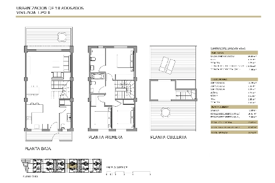 Reihenhaus-Mitte in Els Poblets zu verkaufen, Espace de vie 95 m², Klimaanlage, Terrain 53 m², 3 Chambres &agrave; coucher, 2 Badezimmer, ref.: IV-SV8-8