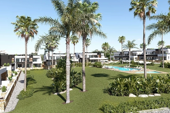 Erdgeschoss Apartment in Ciudad Quesada zu verkaufen, Espace de vie 116 m², Zustand Erstbezug, Klimaanlage, 2 Chambres &agrave; coucher, 2 Badezimmer, Pool, ref.: HA-CQN-120-A01-1