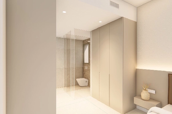 Etagen Apartment in Los Alcazares zu verkaufen, Espace de vie 100 m², Zustand Erstbezug, Klimaanlage, 3 Chambres &agrave; coucher, 2 Badezimmer, Pool, ref.: HA-LAN-480-A03-14