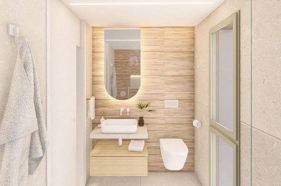 Etagen Apartment in Los Alcazares zu verkaufen, Espace de vie 100 m², Zustand Erstbezug, Klimaanlage, 3 Chambres &agrave; coucher, 2 Badezimmer, Pool, ref.: HA-LAN-480-A03-20