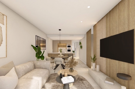 Etagen Apartment in Los Alcazares zu verkaufen, Espace de vie 100 m², Zustand Erstbezug, Klimaanlage, 3 Chambres &agrave; coucher, 2 Badezimmer, Pool, ref.: HA-LAN-480-A03-5