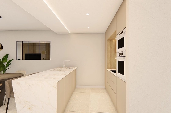 Etagen Apartment in Los Alcazares zu verkaufen, Espace de vie 100 m², Zustand Erstbezug, Klimaanlage, 3 Chambres &agrave; coucher, 2 Badezimmer, Pool, ref.: HA-LAN-480-A03-7