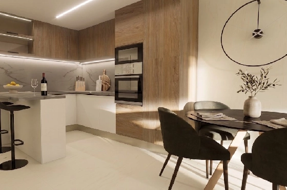 Penthouse Apartment in Guardamar del Segura zu verkaufen, Espace de vie 146 m², Zustand Erstbezug, 2 Chambres &agrave; coucher, 2 Badezimmer, Pool, ref.: HA-GUN-439-A02-6