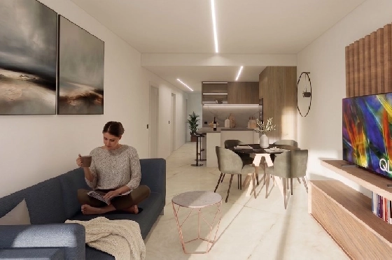 Penthouse Apartment in Guardamar del Segura zu verkaufen, Espace de vie 146 m², Zustand Erstbezug, 2 Chambres &agrave; coucher, 2 Badezimmer, Pool, ref.: HA-GUN-439-A02-8