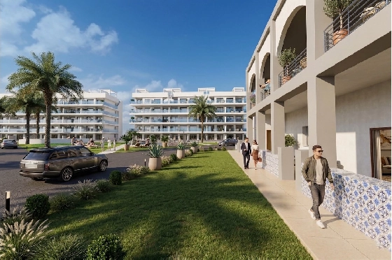 Penthouse Apartment in Guardamar del Segura zu verkaufen, Espace de vie 182 m², Zustand Erstbezug, 3 Chambres &agrave; coucher, 2 Badezimmer, Pool, ref.: HA-GUN-439-A04-3