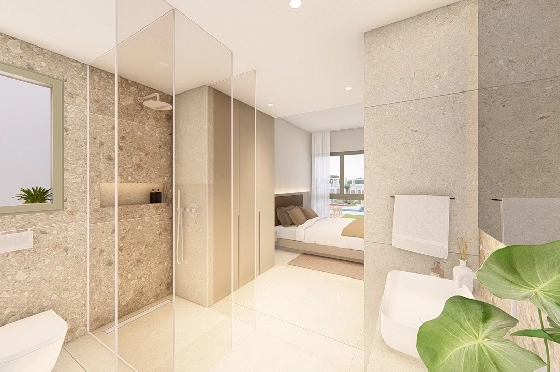 Penthouse Apartment in Los Alcazares zu verkaufen, Espace de vie 177 m², Zustand Erstbezug, Klimaanlage, 3 Chambres &agrave; coucher, 2 Badezimmer, Pool, ref.: HA-LAN-480-A04-15