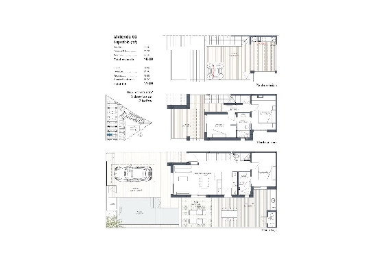 Eck-Reihenhaus in Los Alcazares zu verkaufen, Espace de vie 146 m², Zustand Erstbezug, Klimaanlage, Terrain 177 m², 3 Chambres &agrave; coucher, 2 Badezimmer, Pool, ref.: HA-LAN-480-Q01-29