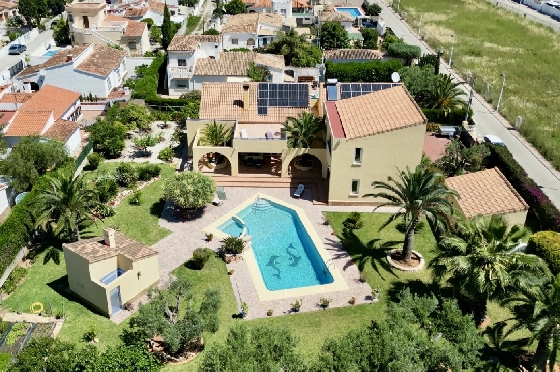 Villa in Els Poblets zu verkaufen, Espace de vie 383 m², Baujahr 2002, Zustand gepflegt, + Fussbodenheizung, Klimaanlage, Terrain 1821 m², 3 Chambres &agrave; coucher, 3 Badezimmer, Pool, ref.: RG-1126-4