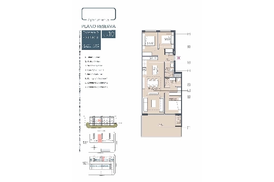 Etagen Apartment in Benijofar zu verkaufen, Espace de vie 103 m², Zustand Erstbezug, 3 Chambres &agrave; coucher, 2 Badezimmer, Pool, ref.: HA-BNN-319-A01-9