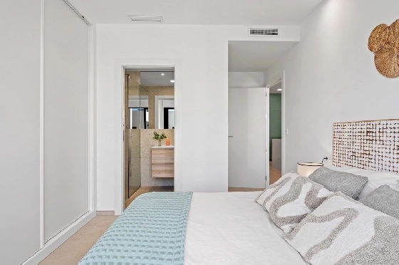 Penthouse Apartment in Los Alcazares zu verkaufen, Espace de vie 188 m², Zustand Erstbezug, 3 Chambres &agrave; coucher, 2 Badezimmer, Pool, ref.: HA-LAN-492-A02-12