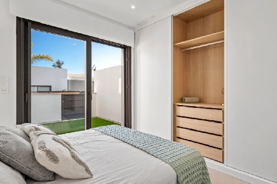 Penthouse Apartment in Los Alcazares zu verkaufen, Espace de vie 188 m², Zustand Erstbezug, 3 Chambres &agrave; coucher, 2 Badezimmer, Pool, ref.: HA-LAN-492-A02-13
