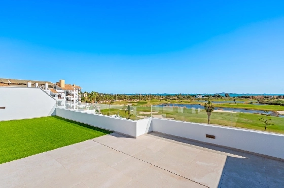 Penthouse Apartment in Los Alcazares zu verkaufen, Espace de vie 188 m², Zustand Erstbezug, 3 Chambres &agrave; coucher, 2 Badezimmer, Pool, ref.: HA-LAN-492-A02-17