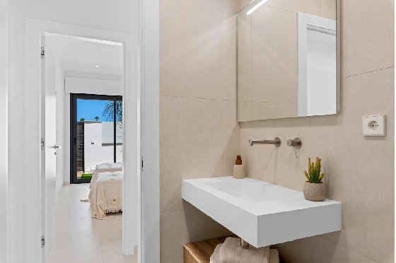 Villa in Los Alcazares zu verkaufen, Espace de vie 198 m², Zustand Erstbezug, Klimaanlage, Terrain 235 m², 3 Chambres &agrave; coucher, 2 Badezimmer, Pool, ref.: HA-LAN-501-E01-22