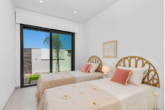 Villa in Los Alcazares zu verkaufen, Espace de vie 198 m², Zustand Erstbezug, Klimaanlage, Terrain 235 m², 3 Chambres &agrave; coucher, 2 Badezimmer, Pool, ref.: HA-LAN-501-E01-23