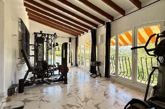 Villa in Pego - Monte Pego(Rafol) zu verkaufen, Espace de vie 259 m², Baujahr 1990, + Zentralheizung, Klimaanlage, Terrain 2400 m², 4 Chambres &agrave; coucher, 3 Badezimmer, Pool, ref.: JS-1026-18