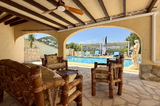 Villa in Pego - Monte Pego(Rafol) zu verkaufen, Espace de vie 259 m², Baujahr 1990, + Zentralheizung, Klimaanlage, Terrain 2400 m², 4 Chambres &agrave; coucher, 3 Badezimmer, Pool, ref.: JS-1026-7