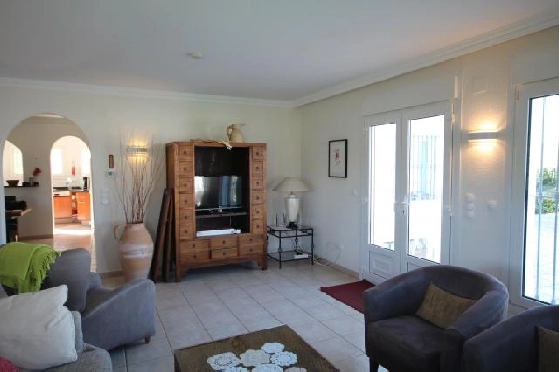 Sommerhaus in Oliva(San Pere) zur Ferienvermietung, Espace de vie 170 m², Baujahr 2005, Zustand neuwertig, + Fussbodenheizung, Klimaanlage, Terrain 900 m², 3 Chambres &agrave; coucher, 2 Badezimmer, Pool, ref.: V-1415-8