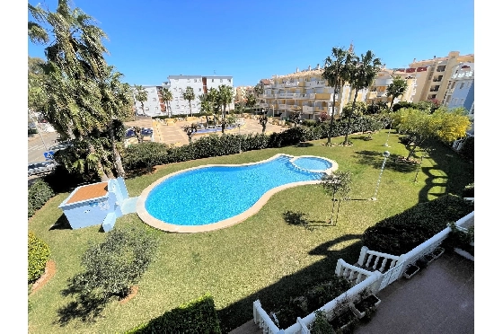 Apartment in Denia(Las Marinas) zur Ferienvermietung, Espace de vie 90 m², Baujahr 2003, Zustand gepflegt, + Zentralheizung, Klimaanlage, 1 Chambres &agrave; coucher, 1 Badezimmer, Pool, ref.: T-0318-3
